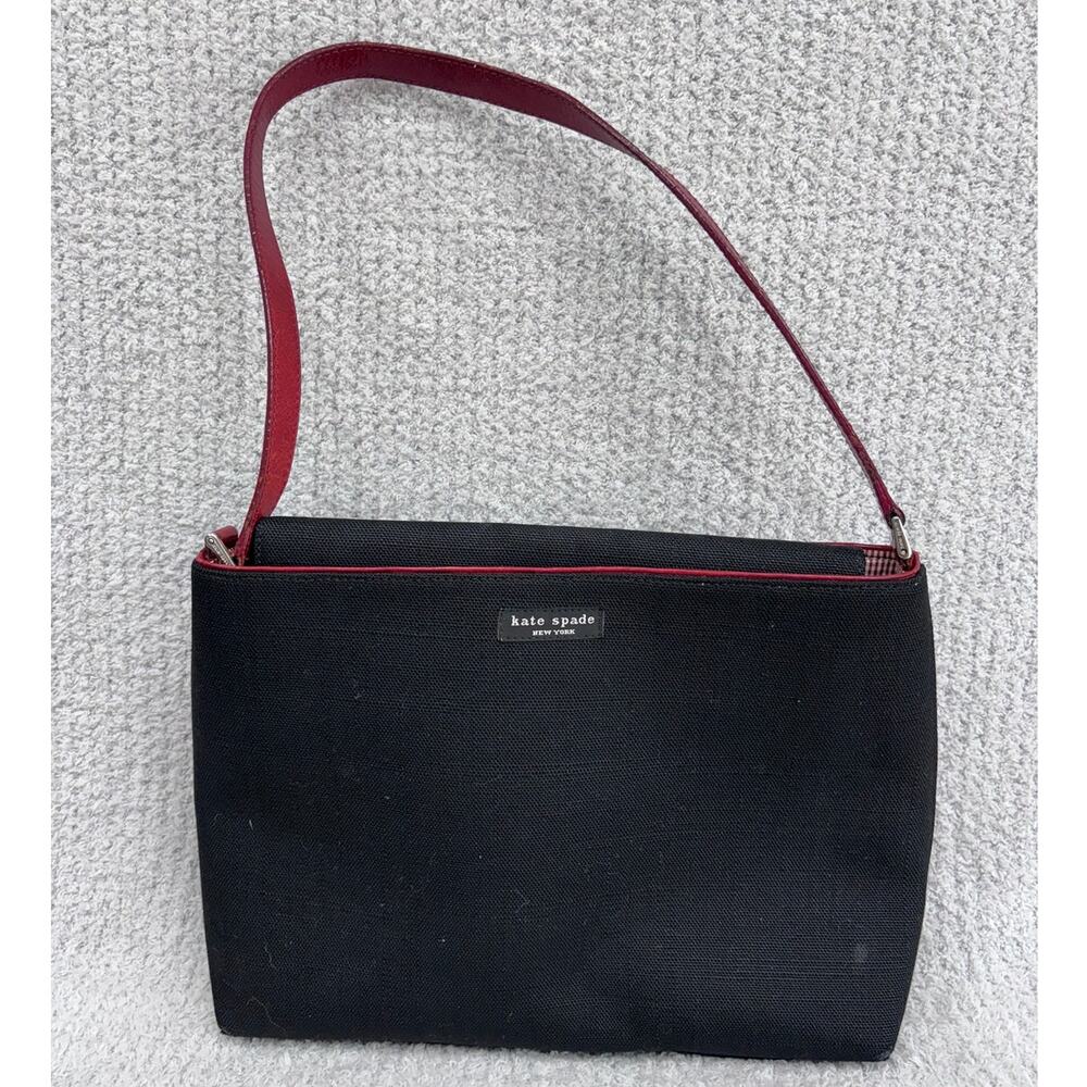 Kate Spade New York Vintage Black Nylon Shoulder Bag AS IS #81192